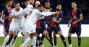 Batalla campal en la derrota del PSG ante Olympique Marsella